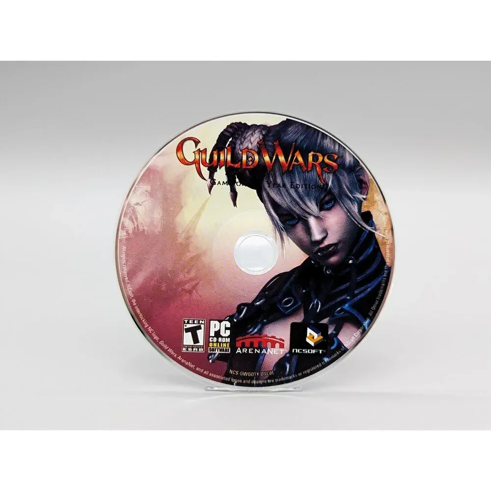 Guild Wars PC CD ROM Big Box Game & Installation Discs - No Manuals